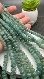 Grandidierite Faceted Roundel Beads- 6-10 / 6-12 mm size - AA+ Quality - Length 17'' - Natural Grandidierite Rondelle Beads