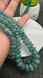 Grandidierite Faceted Roundel Beads - 5-9 mm size - Code G14- 4A+ Quality - Length 13'' - Natural Grandidierite Rondelle Beads