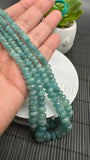 Grandidierite Faceted Roundel Beads - 5-9 mm size - Code G14- 4A+ Quality - Length 13'' - Natural Grandidierite Rondelle Beads