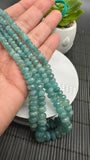 Grandidierite Faceted Roundel Beads - 5-9 mm size - Code G14- 4A+ Quality - Length 13'' - Natural Grandidierite Rondelle Beads