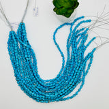 Kingman Turquoise Nugget Beads • 6-11 X 6-9 mm Size • AAA Quality •  Length 40cm • Natural American Turquoise