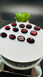 Garnet Oval Cut Stone 10x12 / 10x14  mm size • Pack of 1 Piece •  AAA Quality Natural Garnet Faceted Oval Stone • Orissa(India) Mines