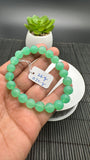 Chrysoprase  Bracelet • 9 mm Size • Code #C16 •  AAA quality • Length 7.5” • Natural Chrysoprase Round Bracelet • Origin Australia