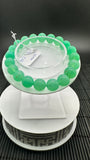 Chrysoprase  Bracelet • 10 mm Size • Code #C23 •  AAA quality • Length 7.5” • Natural Chrysoprase Round Bracelet • Origin Australia