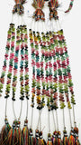 Tourmaline Faceted Drop Beads- 3-3.5x 5.5 mm Size - AAA Quality - 6 Inch length - Natural Multi Tourmaline Briolette