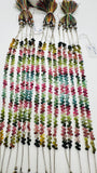 Tourmaline Drop Beads - 3.5x5.5 mm Size - AAA Quality - 6 Inch length - Natural Multi Tourmaline Briolette