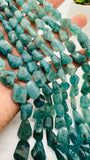 Grandidierite Faceted Nugget Beads • AAAA Quality • Length 8'' • Natural Grandidierite Freeform Beads