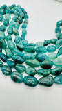 Grandidierite Nugget Beads • AAA Quality • Length 10 Inch • Natural Grandidierite Freeform Beads