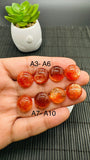 Sunstone Round Cabochon • 14 MM Size • Code A3- A10 • AAAA Quality • Sunstone Round Cabs • Natural Sunstone Cabs