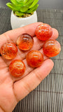 Sunstone Round Cabochon • 18 mm Size • Code A48 -A53 • 3A/4A Quality • Sunstone Round Cabs • Natural Sunstone Cabs