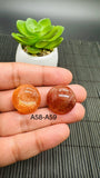 Sunstone Round Cabochon • 20 mm Size • Code A58- A59 • AAA Quality • Sunstone Round Cabs • Natural Sunstone Cabs