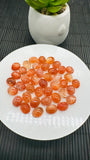 Sunstone Oval Cabochon • 8x10 mm Size • Pack of 2 Pcs • AAAA Quality • Natural Sunstone Cabs