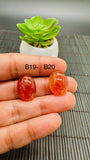 Sunstone Oval Cabochon • 14x19 mm Size • Code B19- B20  •  AAAA Quality • Natural Sunstone Cabs