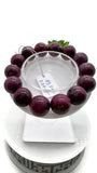 Ruby Bracelet • 15 mm Size • Code D4 • 7.5 Inch Length • AAA Quality • Natural Ruby Round Bracelet