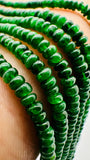 Tsavorite Roundel Beads • 3 to 4 mm Size• Code #T3 • AAA Quality• Length 16 Inch• Natural Tsavorite Rondelle Beads• Green Garnet Beads