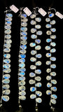 Moonstone Faceted Briolette • 4A Quality • Length 10 Inch • Moonstone Faceted Pear Briolette Beads