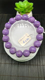 Charoite Bracelet• 13 mm size • Code C2 • AAA Quality • Length 7.5 Inch • Natural Charoite Round Bracelet • Charoite Jewelry