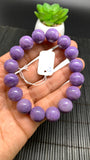 Charoite Bracelet• 13 mm size • Code C2 • AAA Quality • Length 7.5 Inch • Natural Charoite Round Bracelet • Charoite Jewelry