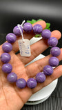 Charoite Bracelet• 13 mm size • Code C4 • AAA Quality • Length 7.5 Inch • Natural Charoite Round Bracelet • Charoite Jewelry