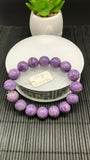 Charoite Bracelet• 13 mm size • Code C9 • AAA Quality • Length 7.5 Inch • Natural Charoite Round Bracelet • Charoite Jewelry