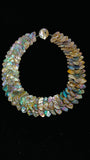 Abalone Shell Necklace - AAA Quality - Teardrop Beads Necklace - Hand Braided Beads Pendant Necklace - Abalone Necklace