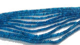 2 Strands Pack 3mm Neon Apatite Faceted Roundel , AAA Quality Beads, micro faceted roundel,