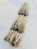 Australian Opal faceted Heishi Beads 6mm size, 16 Inch Strand- Australian  opal Heishi/tyre shape , Flat thin slice shape