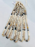 Australian Opal faceted Heishi Beads 6mm size, 16 Inch Strand- Australian opal Heishi/tyre shape , Flat thin slice shape