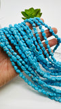 Kingman Turquoise Nugget Beads • 6-11 X 6-9 mm Size • AAA Quality • Length 40cm • Natural American Turquoise