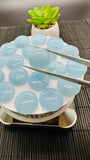 Aquamarine Round Cabs • 20 mm Size • Pack of 1 Pc • Natural Aquamarine cabochon• AAA Quality• Flat Back Cabochons