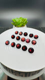 Garnet Round Cut Stone 8 mm size • Pack of 1 Piece • AAA Quality Natural Garnet Cut Stone • Orissa(India) Mines