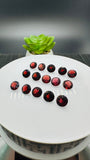Garnet Round Cut Stone 8 mm size • Pack of 1 Piece • AAA Quality Natural Garnet Cut Stone • Orissa(India) Mines