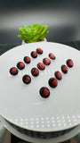 Garnet Round Cut Stone 8 mm size • Pack of 1 Piece • AAA Quality Natural Garnet Cut Stone • Orissa(India) Mines