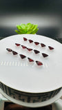 Garnet Round Cut Stone 8 mm size • Pack of 1 Piece • AAA Quality Natural Garnet Cut Stone • Orissa(India) Mines