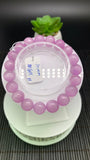 Kunzite Bracelet - 10 mm Size - Code# D8 - AAAA Quality - Natural Kunzite Round Bracelet - Length 7.5 Inch