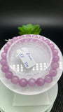 Kunzite Bracelet - 8 mm Size - Code# D10 - AAAA Quality - Natural Kunzite Round Bracelet - Length 7.5 Inch