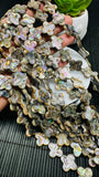 Abalone Shell Flower Beads • 18 mm Size • 40 cm length • AAA Quality • Natural Abalone Shell • Origin Australia