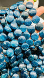 Neon Apatite Coin Beads - 20 / 24  mm Size - 40 cm Length - AAA Quality- Neon Apatite Shape Beads