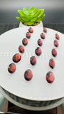 Garnet Oval Cut Stone 8x10 mm size • Pack of 1 Piece • AAA Quality Natural Garnet Faceted Oval Stone • Orissa(India) Mines