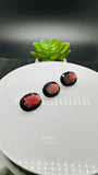 Garnet Oval Cut Stone 12X16 mm size • Pack of 1 Piece •  AAA Quality Natural Garnet Faceted Oval Stone • Orissa(India) Mines