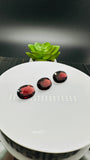 Garnet Oval Cut Stone 12X16 mm size • Pack of 1 Piece •  AAA Quality Natural Garnet Faceted Oval Stone • Orissa(India) Mines