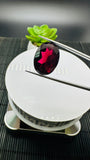 Garnet Oval Cut Stone 16X22 mm size • Pack of 1 Piece • AAA Quality Natural Garnet Faceted Oval Stone • Orissa(India) Mines