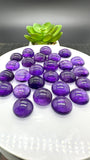 Amethyst Round 12m Cabs • Pack of 2 Piece • AAA Quality • Natural Amethyst Cabochons •