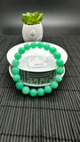 Chrysoprase  Bracelet • 10 mm Size • Code #C29 •  AAA quality • Length 7.5” • Natural Chrysoprase Round Bracelet • Origin Australia