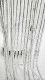 Crystal Tube Beads 5x8 mm size • Crystal Cylindrical Beads • 39 cm Strand • Clear Crystal Beads - Transparent Natural Crystal Beads -