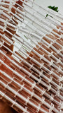 Crystal Tube Beads 5x8 mm size • Crystal Cylindrical Beads • 39 cm Strand • Clear Crystal Beads - Transparent Natural Crystal Beads -