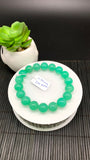 Chrysoprase  Bracelet • 11.50 mm Size • Code #D14 •  AAA quality • Length 7.5” • Natural Chrysoprase Round Bracelet • Origin Australia