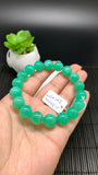 Chrysoprase  Bracelet • 11.50 mm Size • Code #D14 •  AAA quality • Length 7.5” • Natural Chrysoprase Round Bracelet • Origin Australia