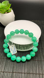 Chrysoprase  Bracelet • 11.50 mm Size • Code #D15 •  AAA quality • Length 7.5” • Natural Chrysoprase Round Bracelet • Origin Australia