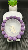 Charoite Bracelet• 13 mm size • Code C9 • AAA Quality • Length 7.5 Inch • Natural Charoite Round Bracelet • Charoite Jewelry